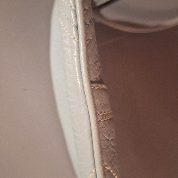 Coach White Leather Wristlet - Picture 7 of 9